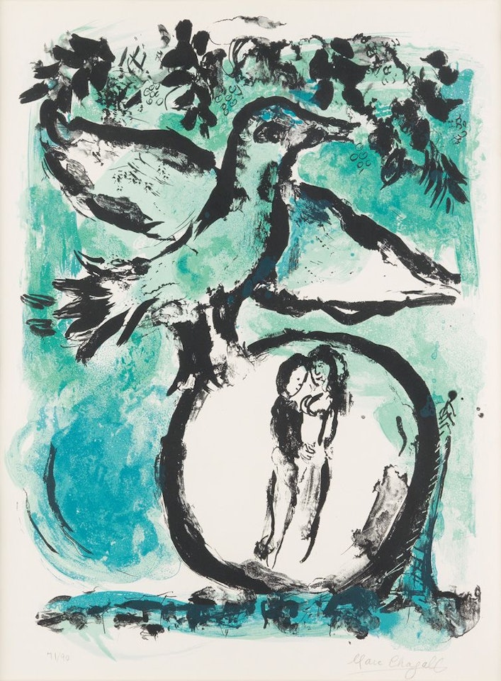 L'oiseau Vert by Marc Chagall