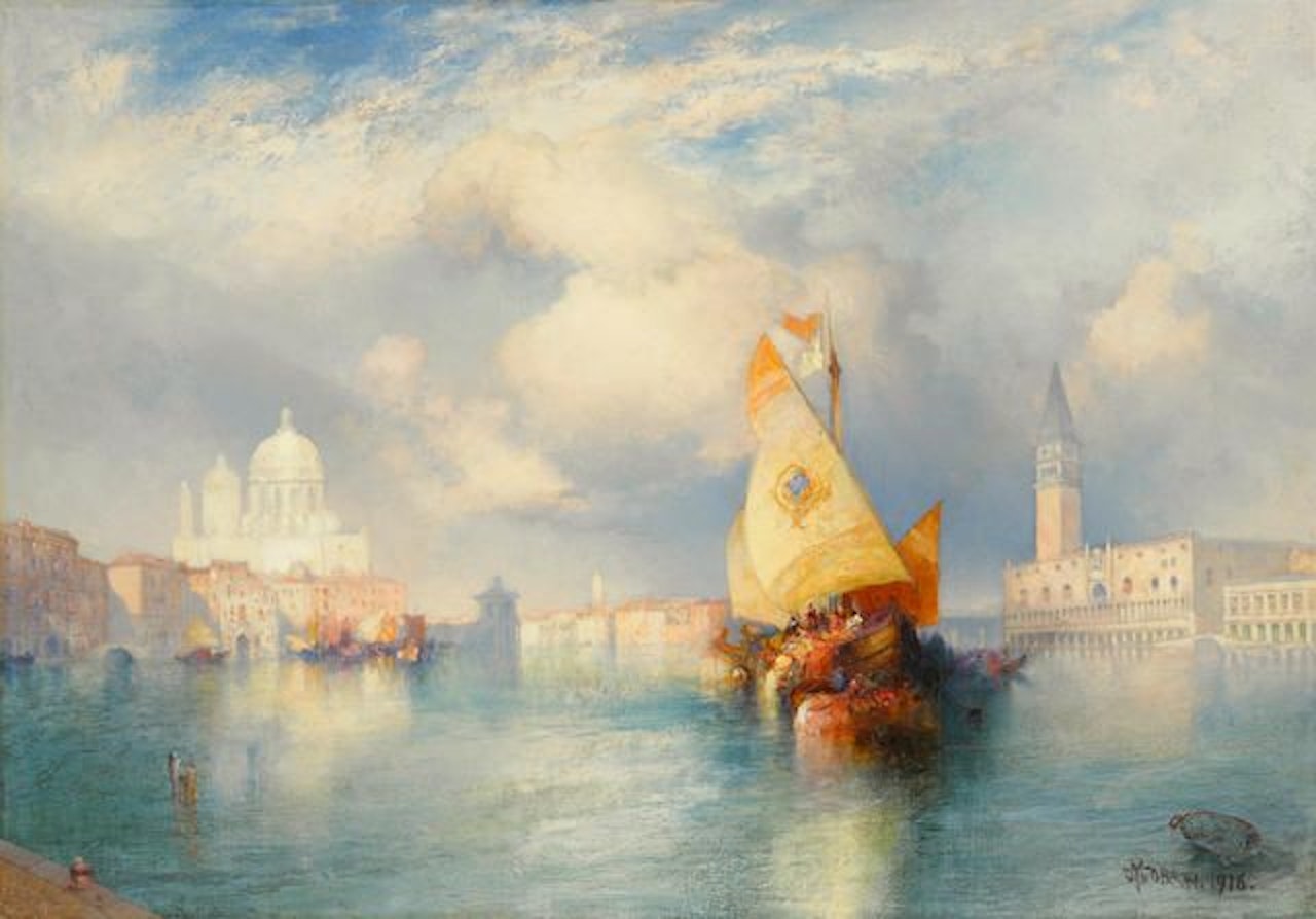 A View of Doge's Palace by Thomas Moran