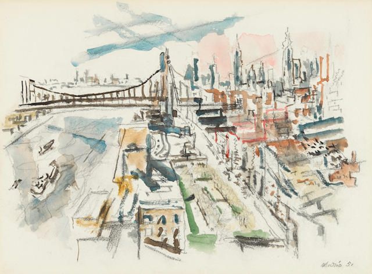 From New York Hospital by John Marin