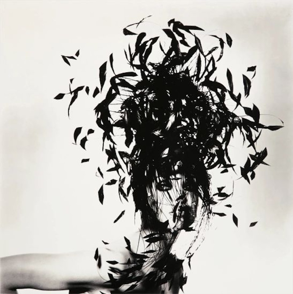 Woman in Feather Hat (B), New York by Irving Penn