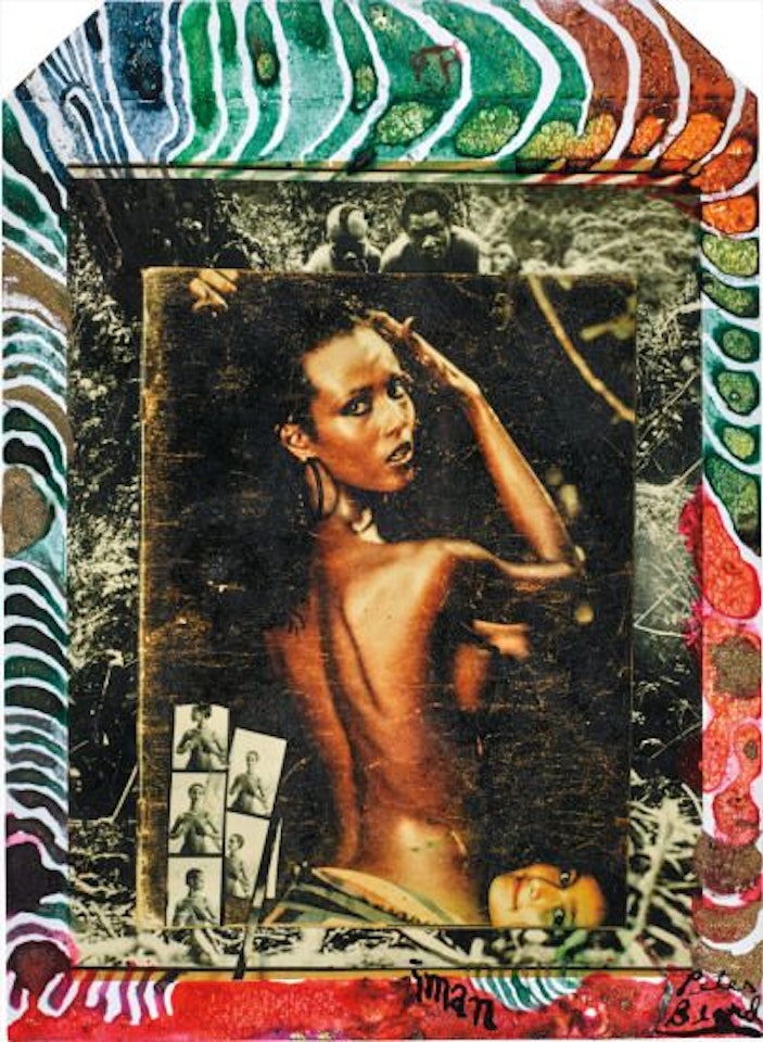 Iman at Hoggers, Kenya by Peter Beard