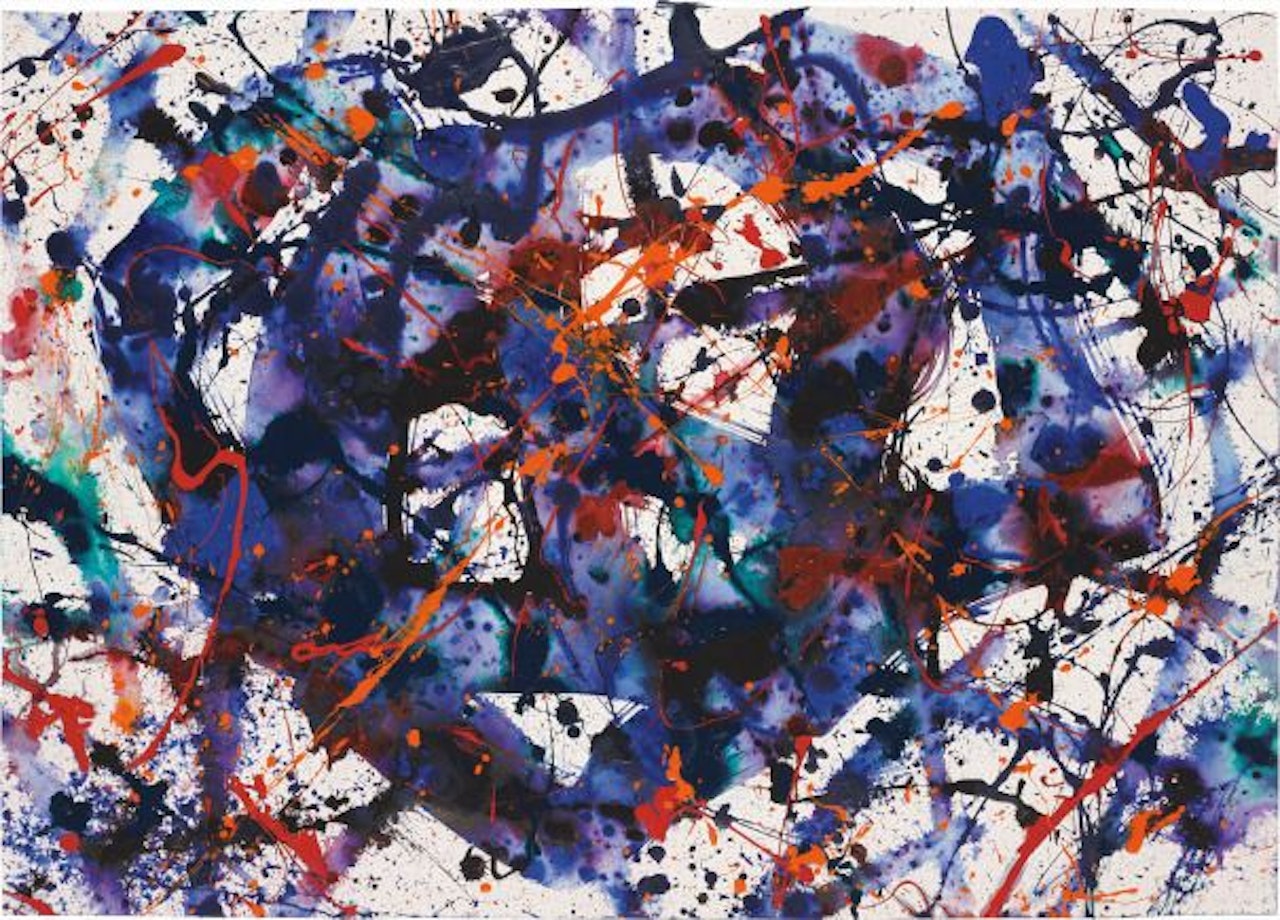 A Dream, An Image, Auto Portrait by Sam Francis
