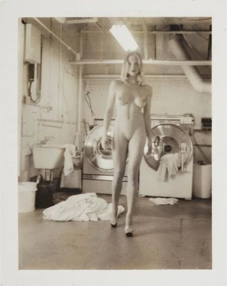 Domestic Nude III, In the Laundry Room, Chateau Marmont, Hollywood by Helmut Newton