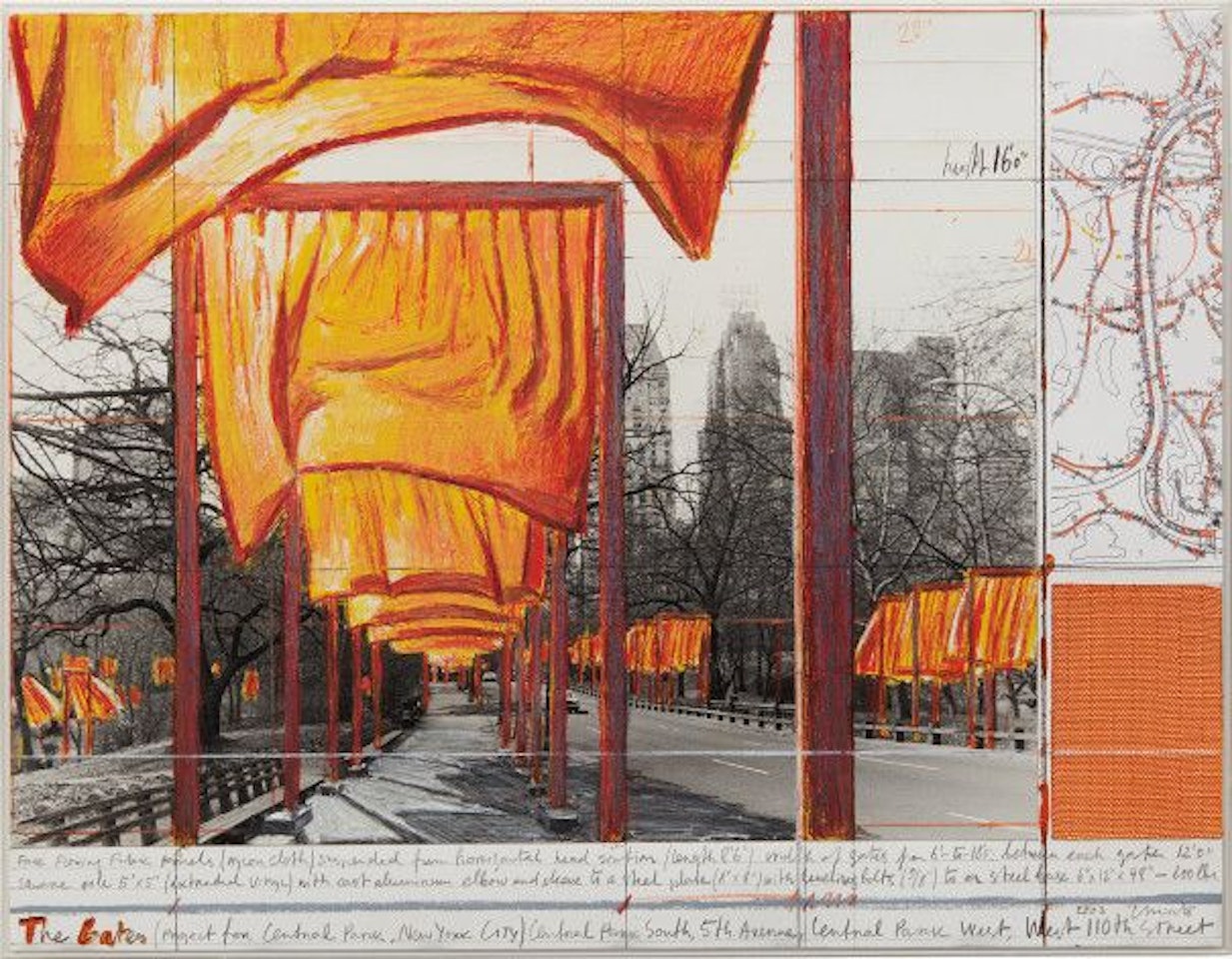 The Gates, Project for Central Park, New York City by Christo