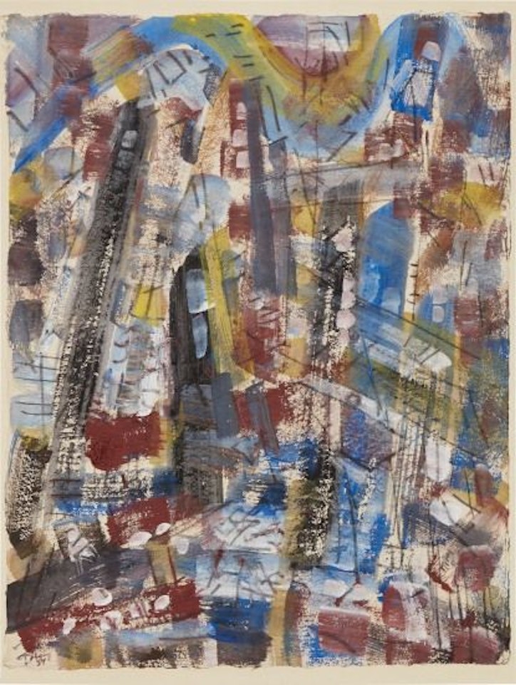 New York IV by Mark Tobey