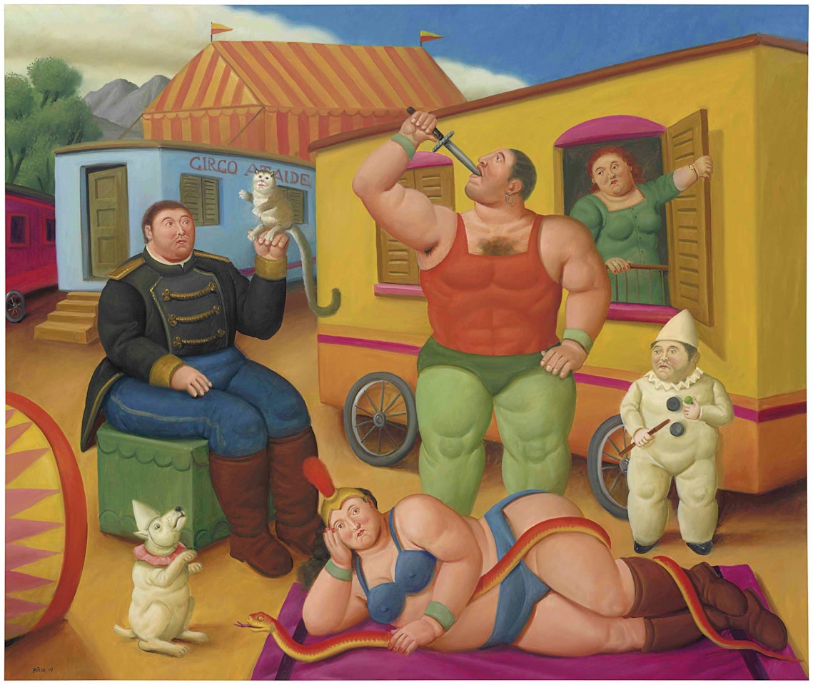 Circus People by Fernando Botero