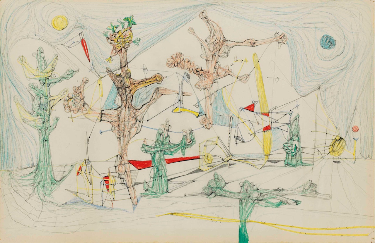 Morphologie psychologique No. 14 by Roberto Matta