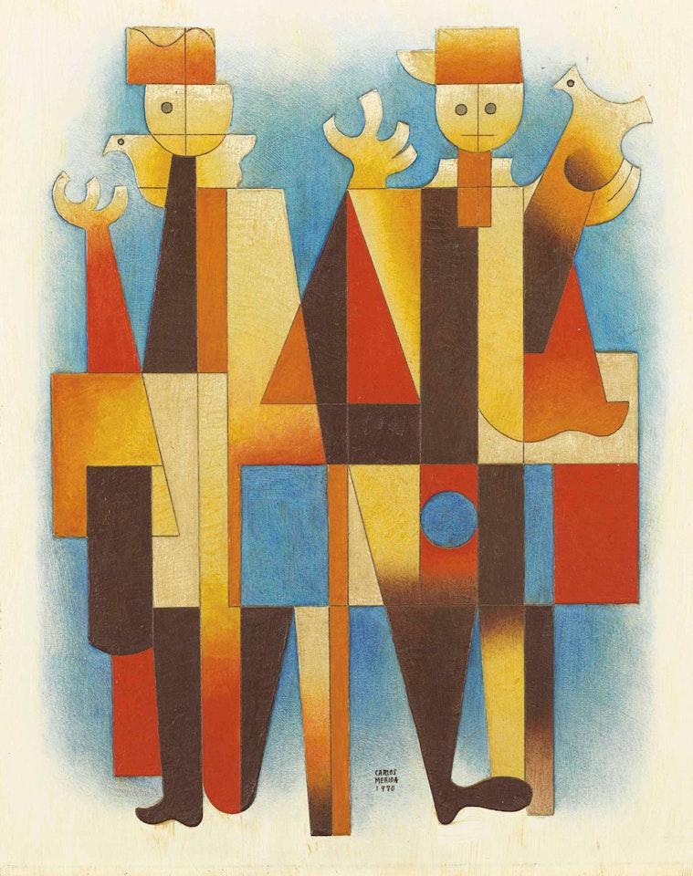 El encantador de pájaros by Carlos Mérida