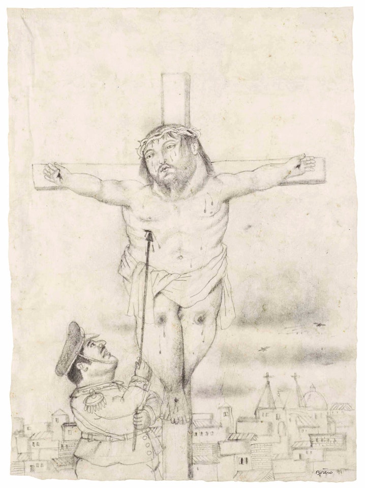 Crucifixion by Fernando Botero