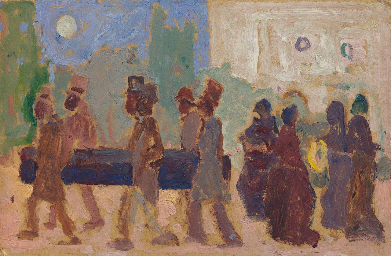 Entierro by Pedro Figari