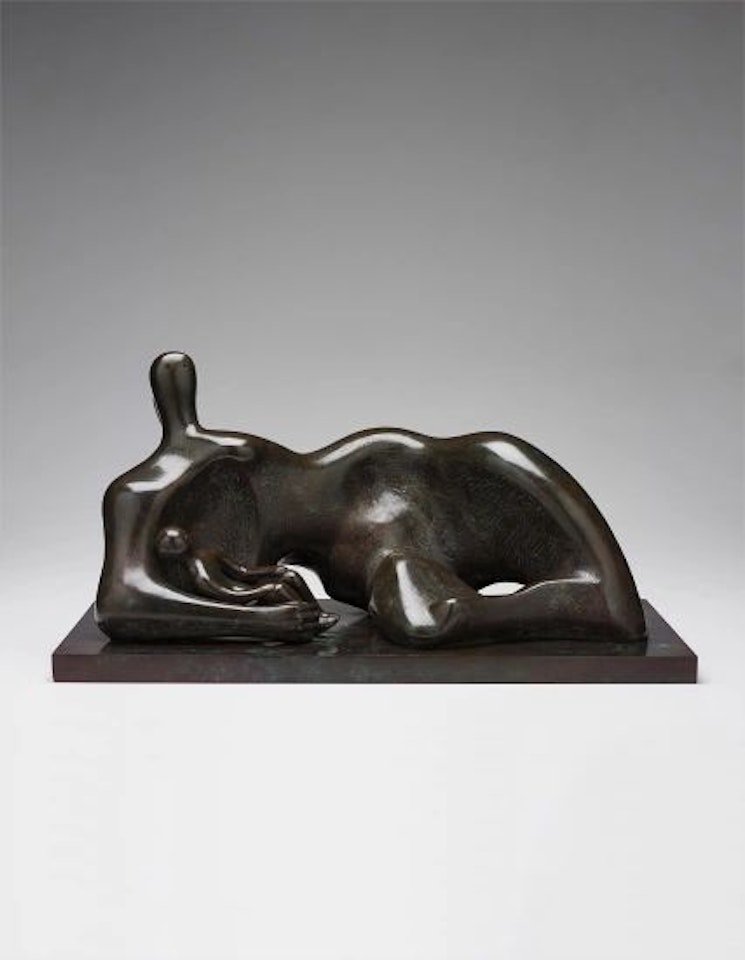 Working Model for Draped Reclining Mother and Baby by Henry Moore