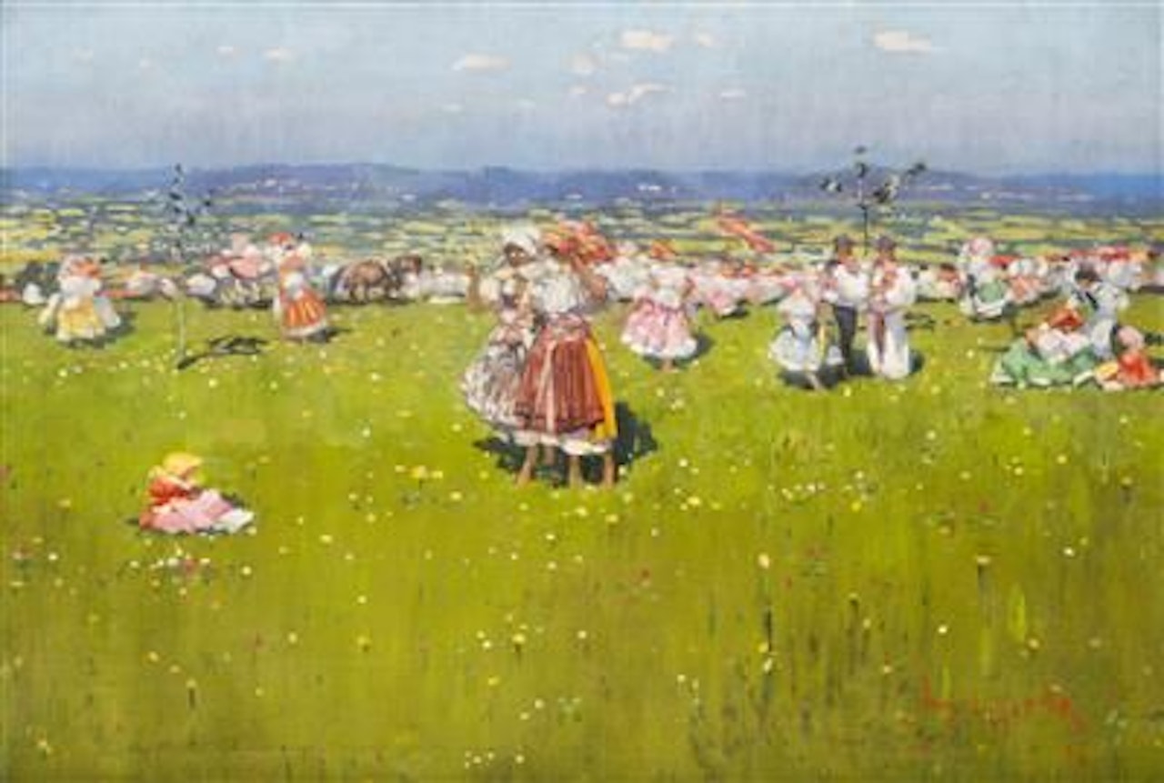 At the Fair by Joza Uprka