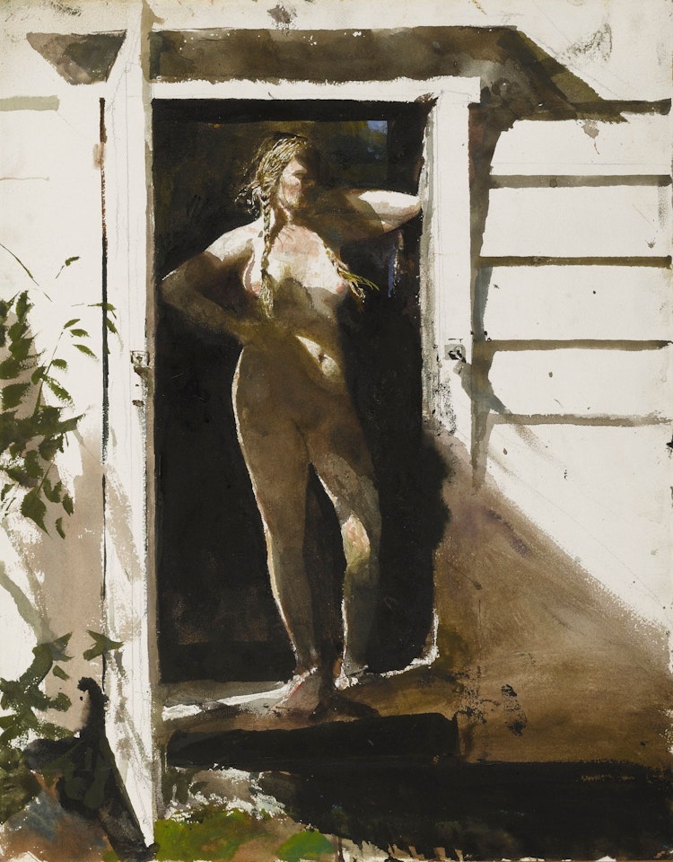 IN THE DOORWAY by Andrew Wyeth