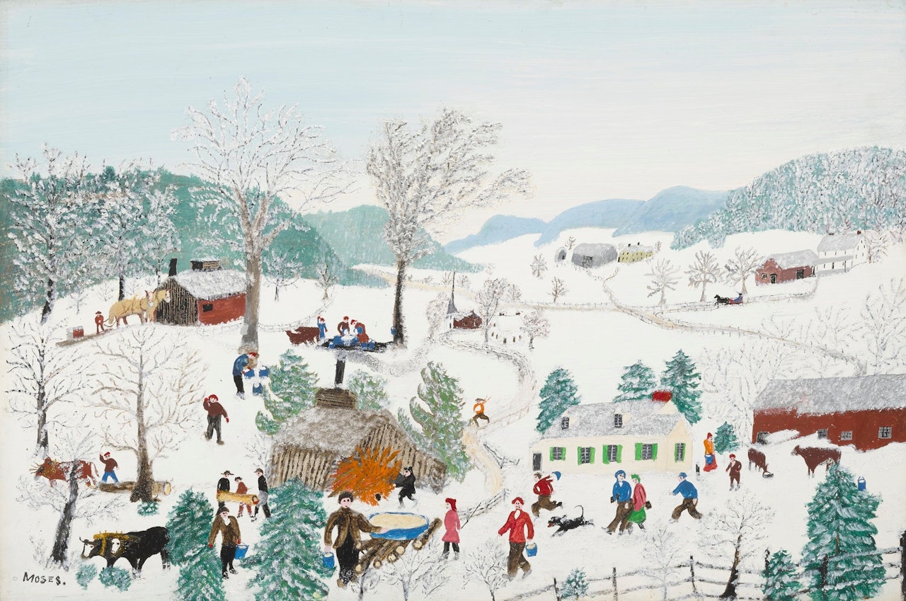 MARCH by Grandma Moses