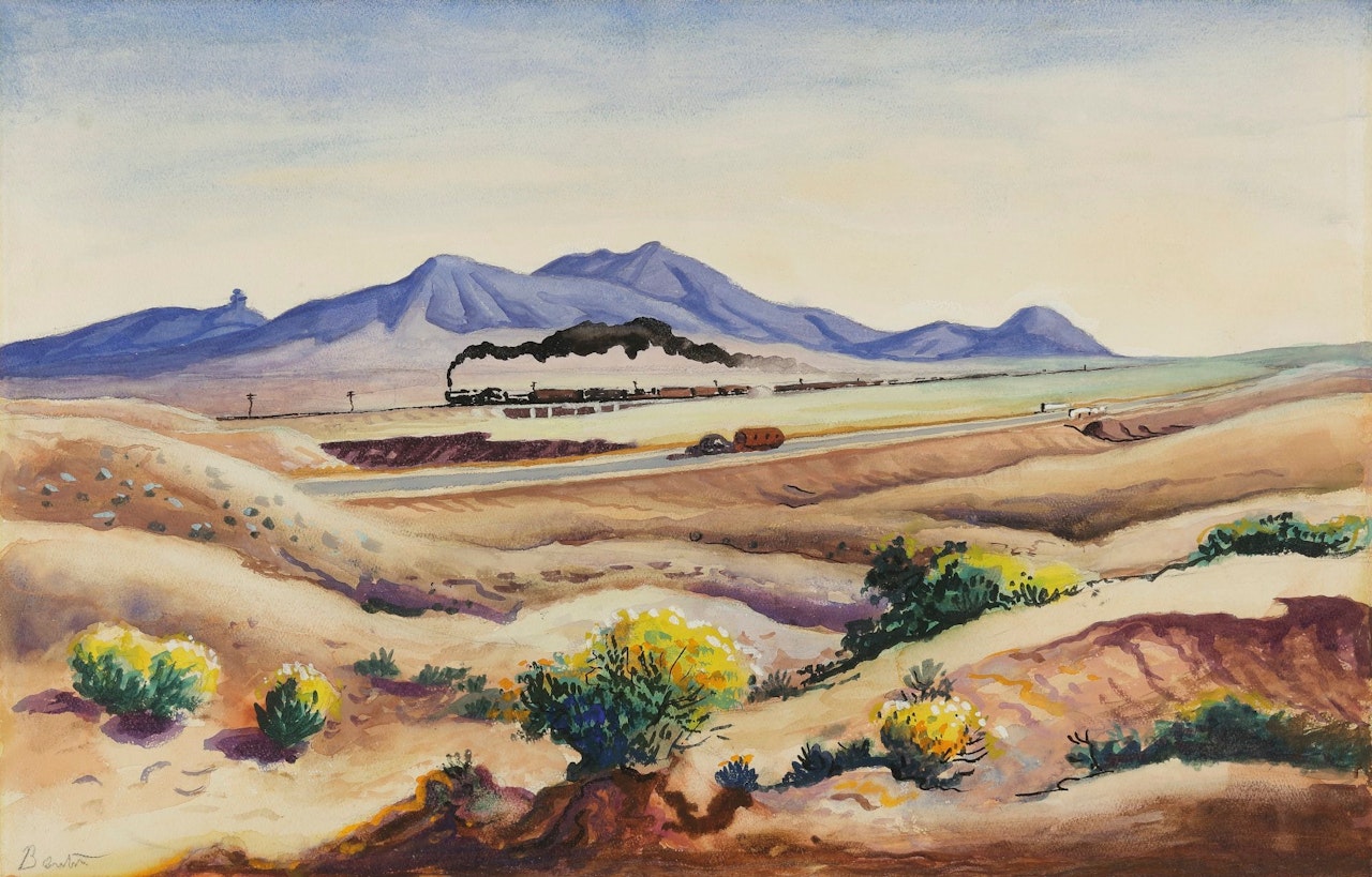 WESTERN SLOPE by Thomas Hart Benton