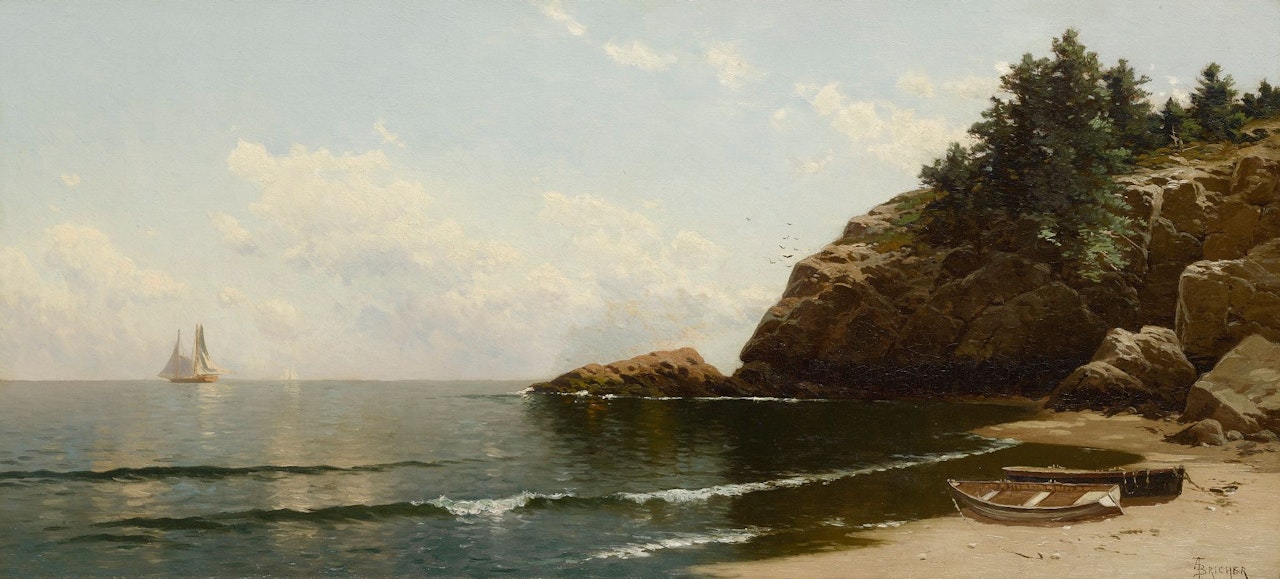 CLIFF ISLAND, MAINE by Alfred Thompson Bricher