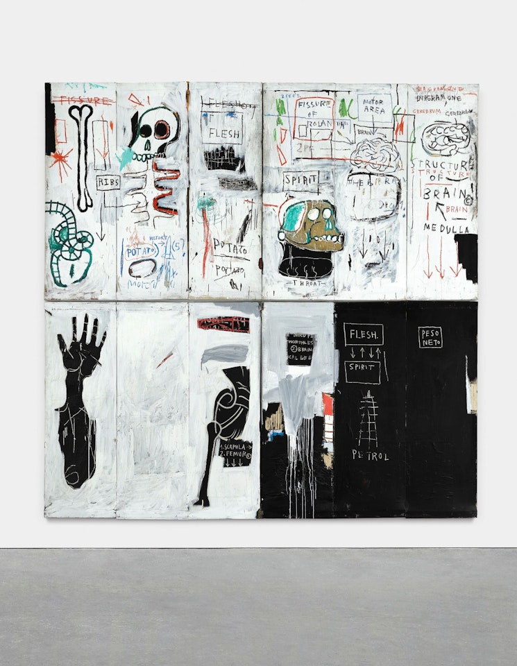 FLESH AND SPIRIT by Jean-Michel Basquiat