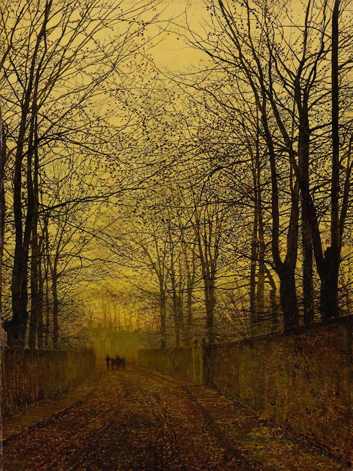 OCTOBER GOLD by John Atkinson Grimshaw