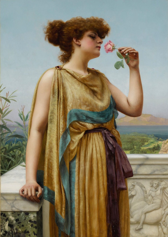 THE FRAGRANT ROSE by JOHN WILLIAM GODWARD, R.B.A.