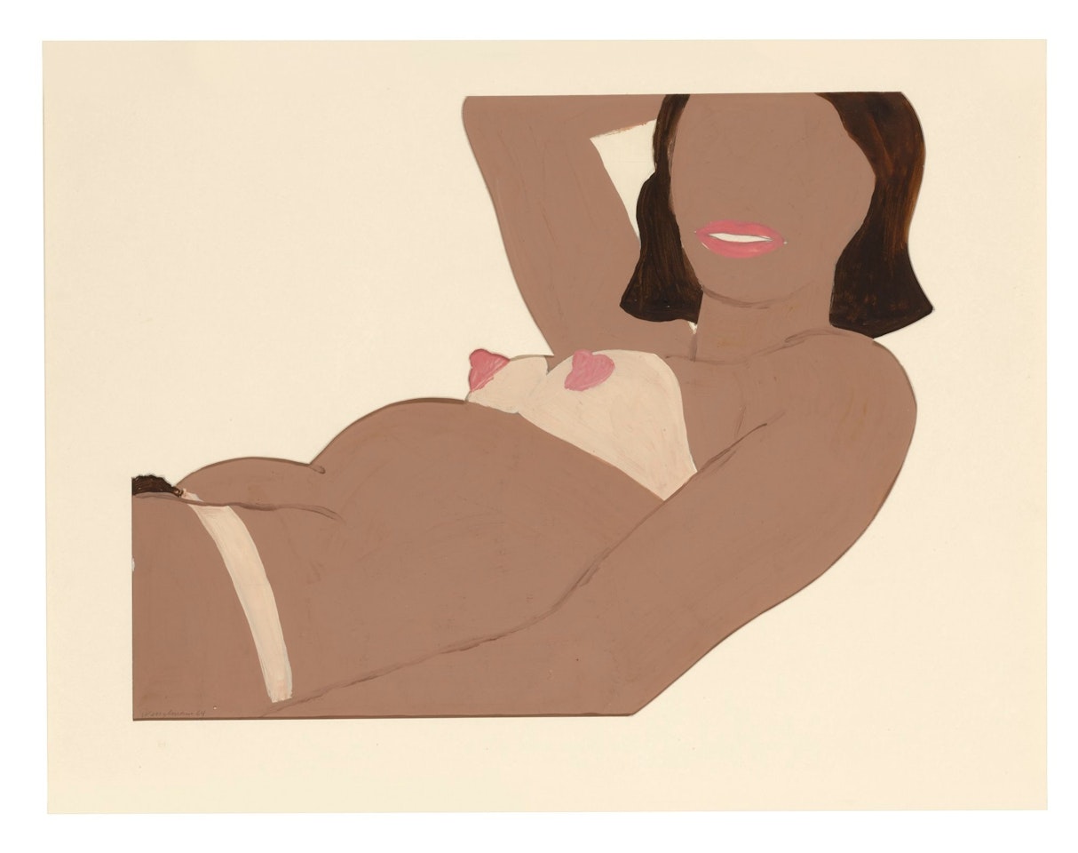 STUDY FOR GREAT AMERICAN NUDE #57 by Tom Wesselmann