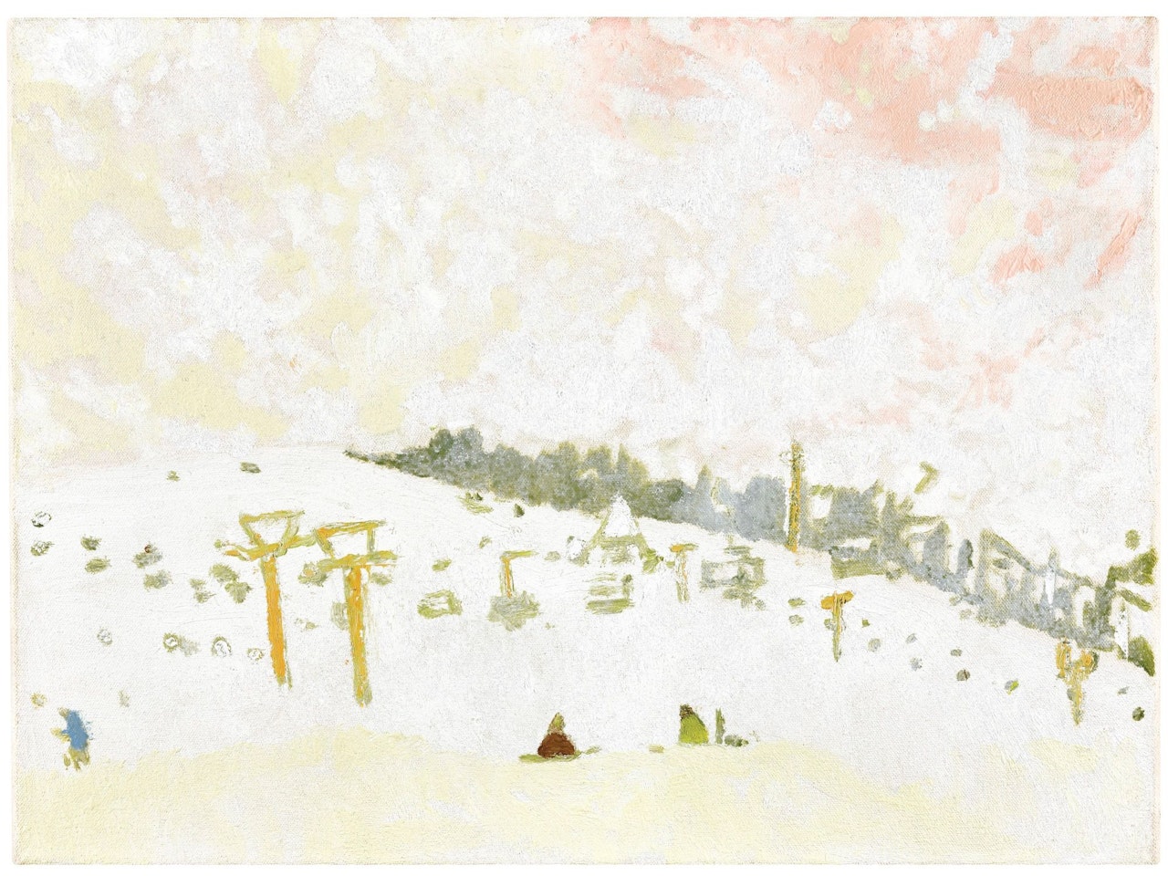 PINK SNOW by Peter Doig