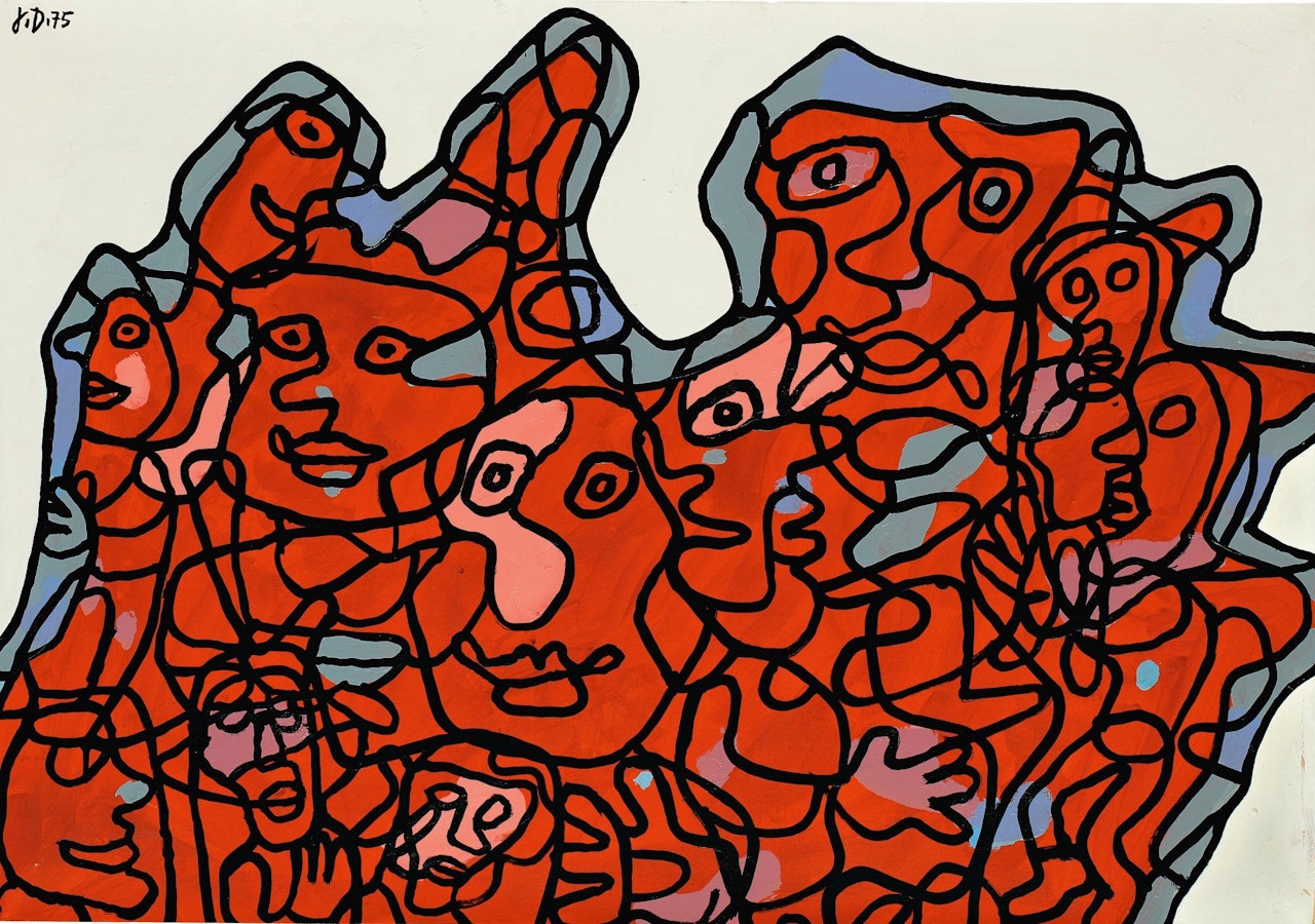 MONDANITÉ XX by Jean Dubuffet