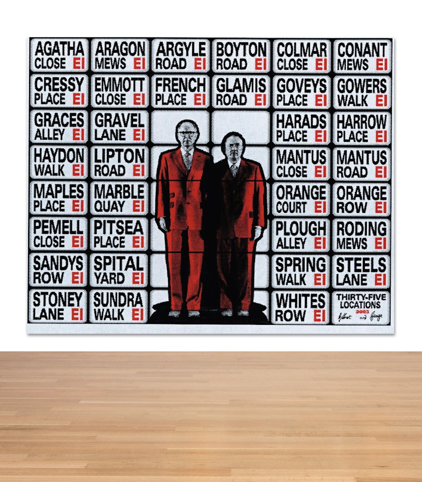 THIRTY-FIVE LOCATIONS by Gilbert & George