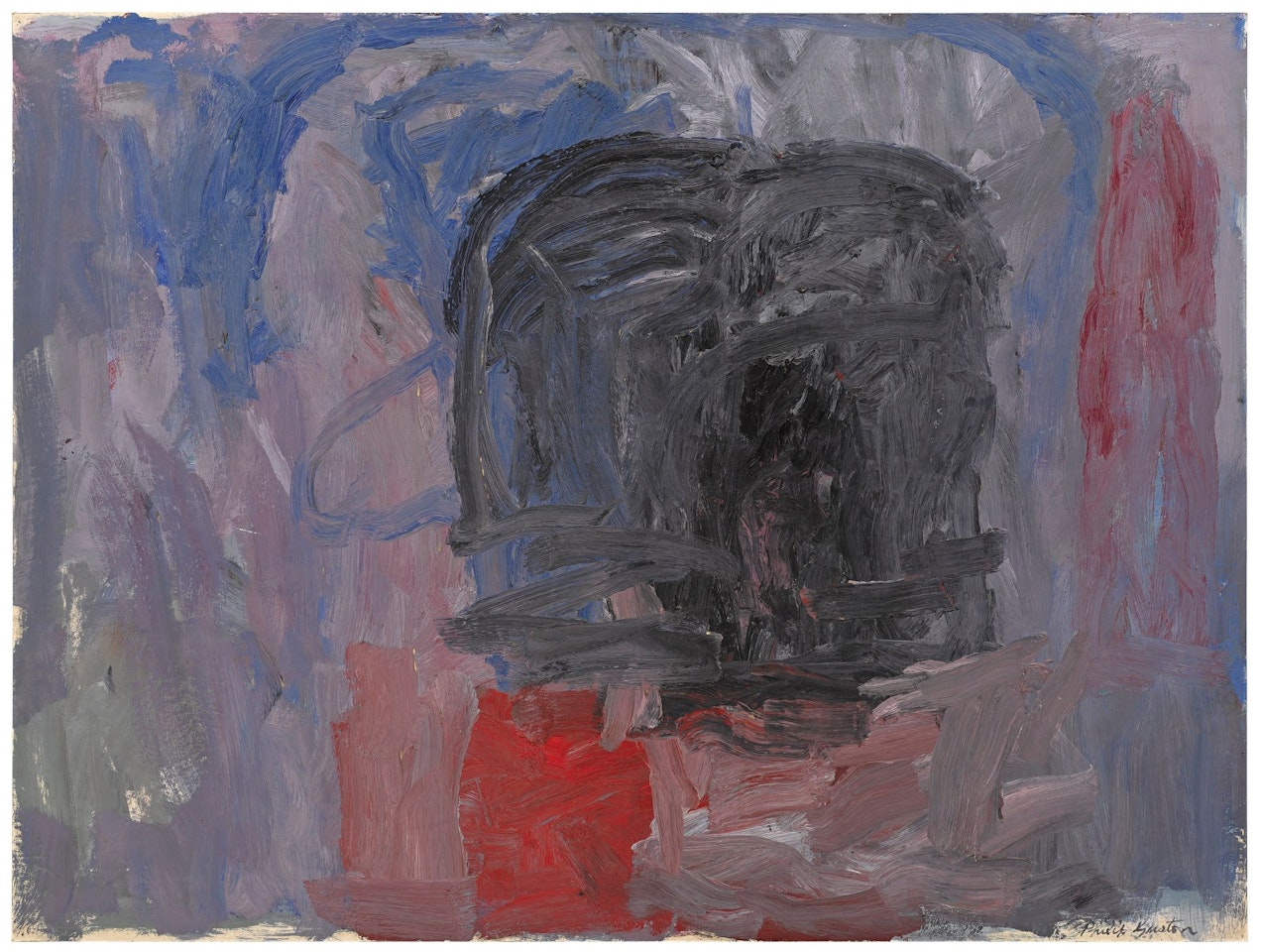 DARK FORM by Philip Guston