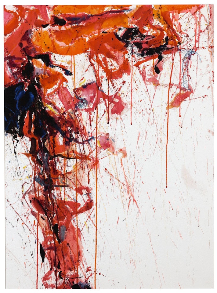 STUDY FOR RED by Sam Francis