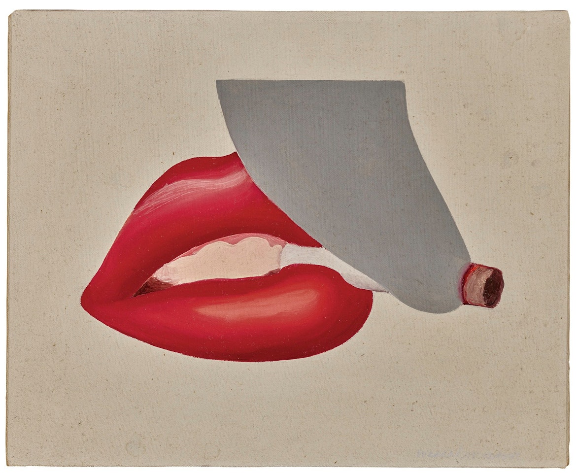 SMOKER STUDY (FOR CANCELLED SMOKER) by Tom Wesselmann