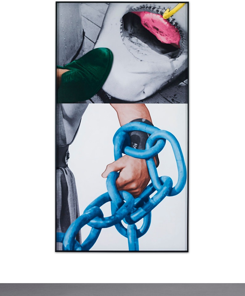 HANDS AND/OR FEET (PART ONE): SHARK/CHAIN by John Baldessari