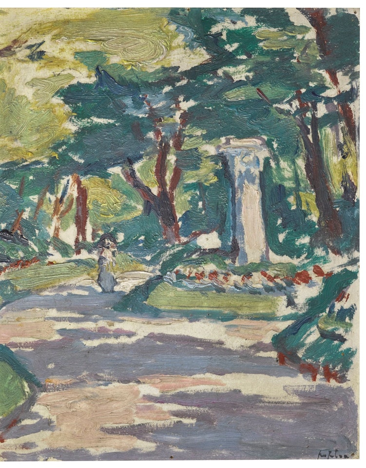 THE LUXEMBOURG GARDENS, PARIS by Samuel John Peploe