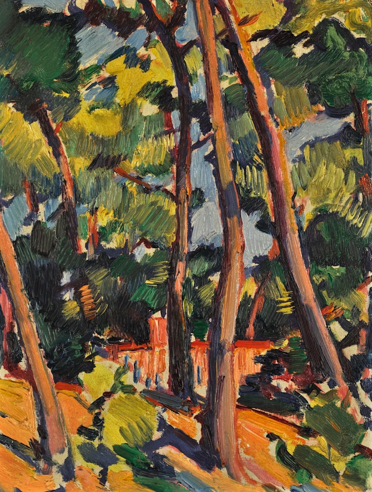 THE HOUSE IN THE WOODS by Samuel John Peploe