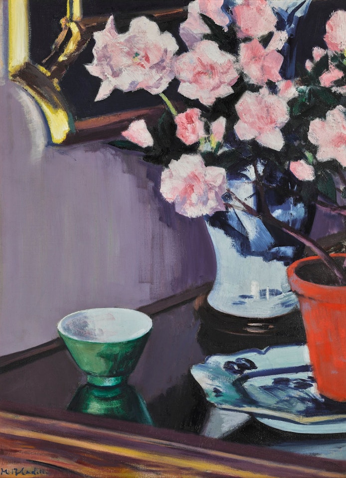 THE PINK AZALEAS by Francis Campbell Boileau Cadell