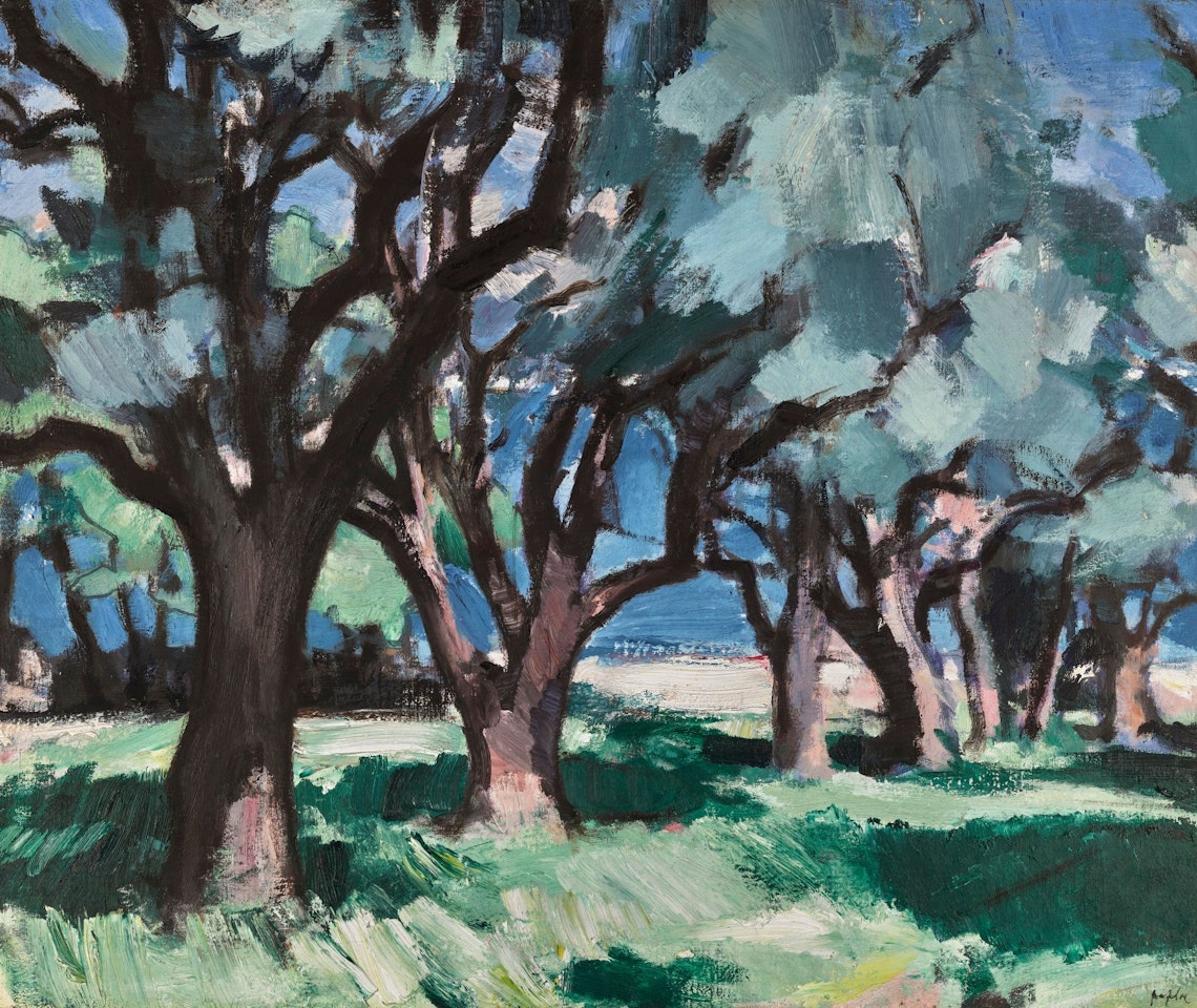 TREES, ANTIBES by Samuel John Peploe
