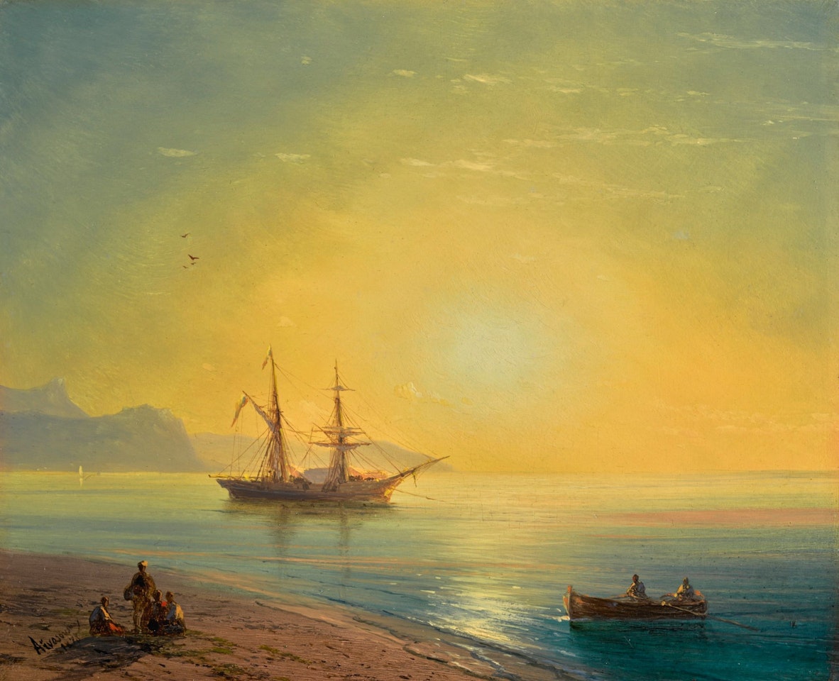 SUNSET IN CRIMEA by Ivan Konstantinovich Aivazovsky