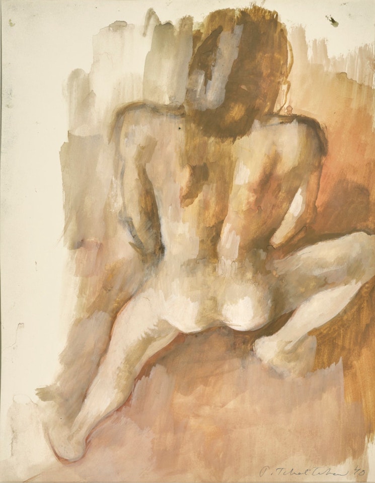NUDE FROM BEHIND by Pavel Tchelitchew