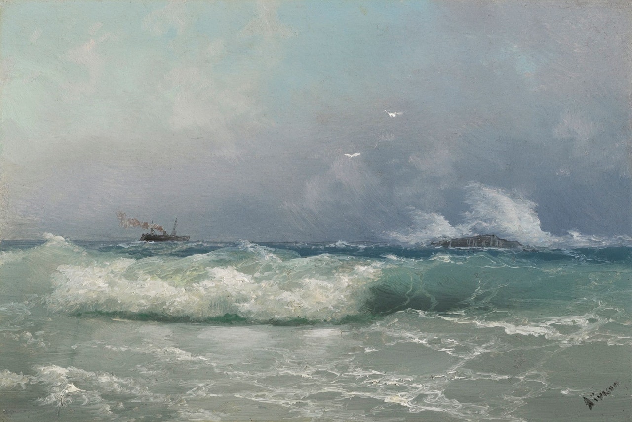 BIARRITZ by Ivan Konstantinovich Aivazovsky
