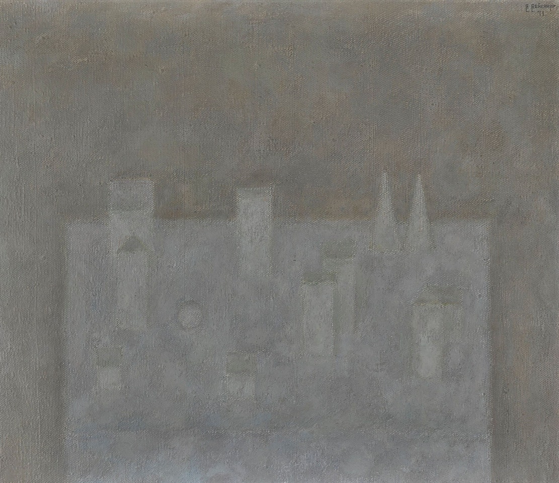 STILL LIFE WITH GEOMETRIC SHAPES by Vladimir Weisberg