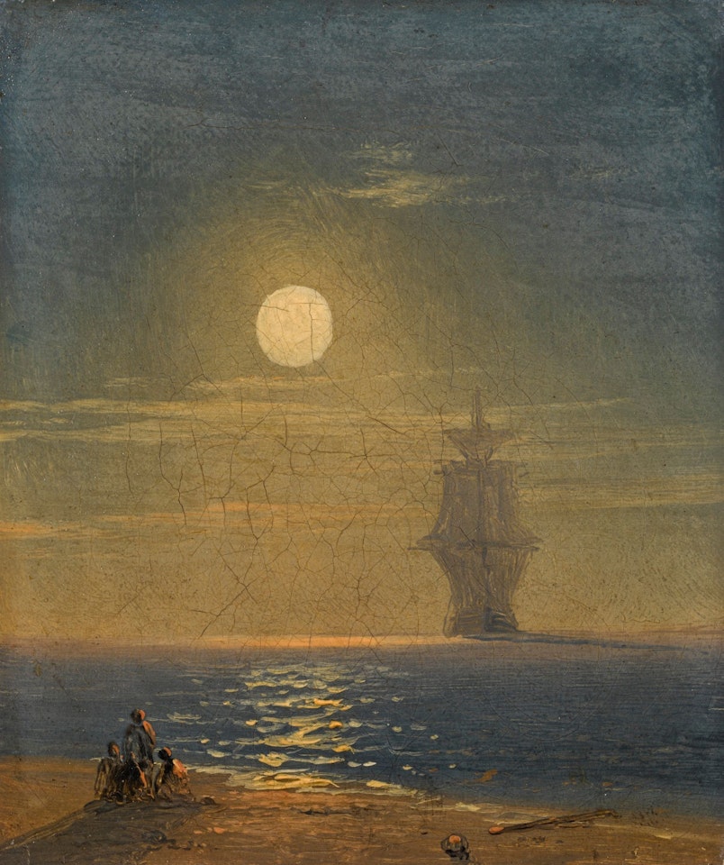 FULL MOON by Ivan Konstantinovich Aivazovsky