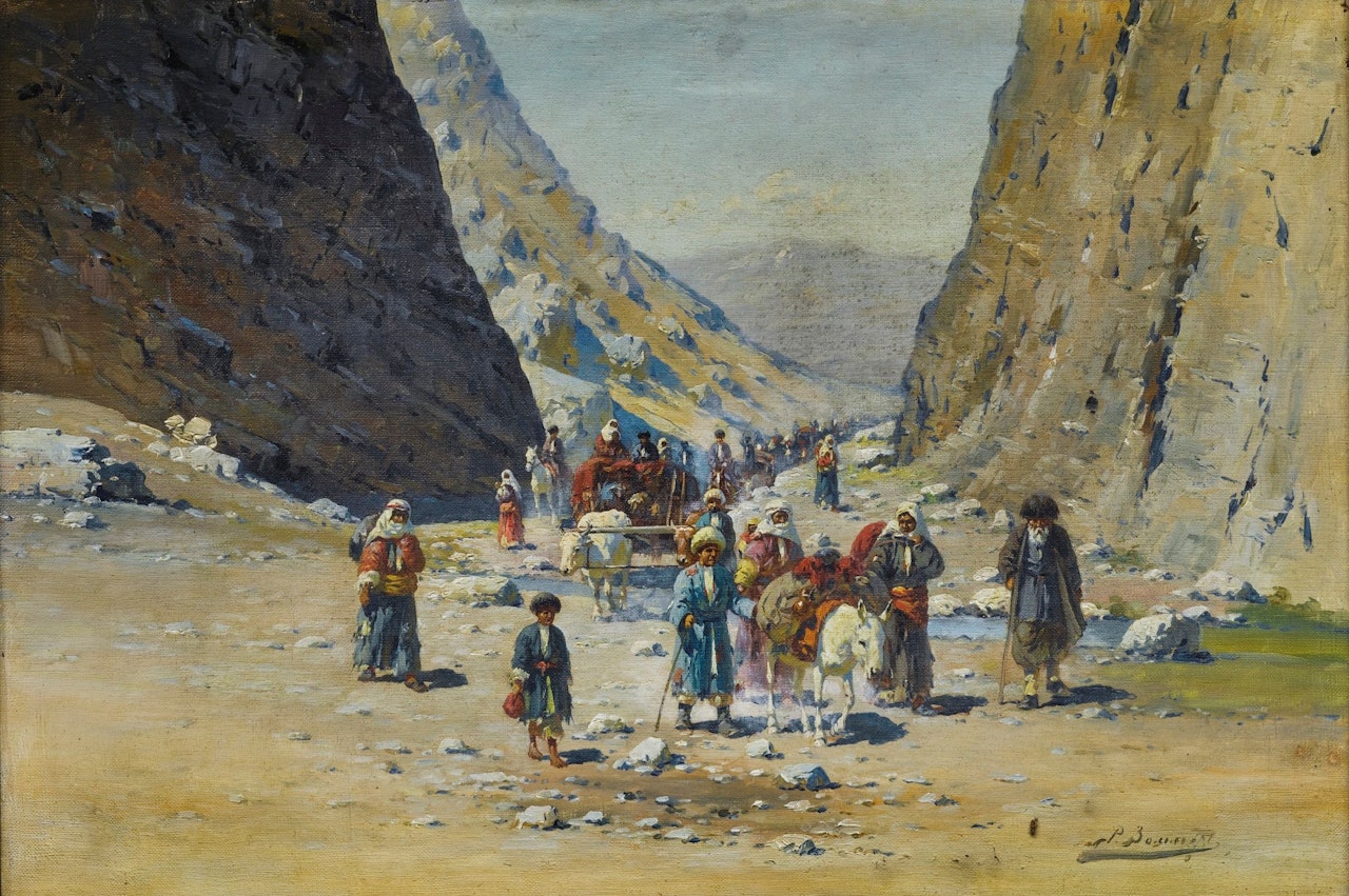 MOUNTAIN GORGE by Richard Karlovich Zommer