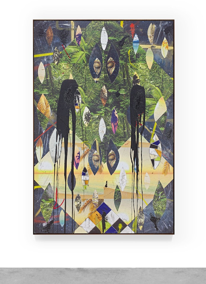 UNTITLED ESCAPE COLLAGE by Rashid Johnson
