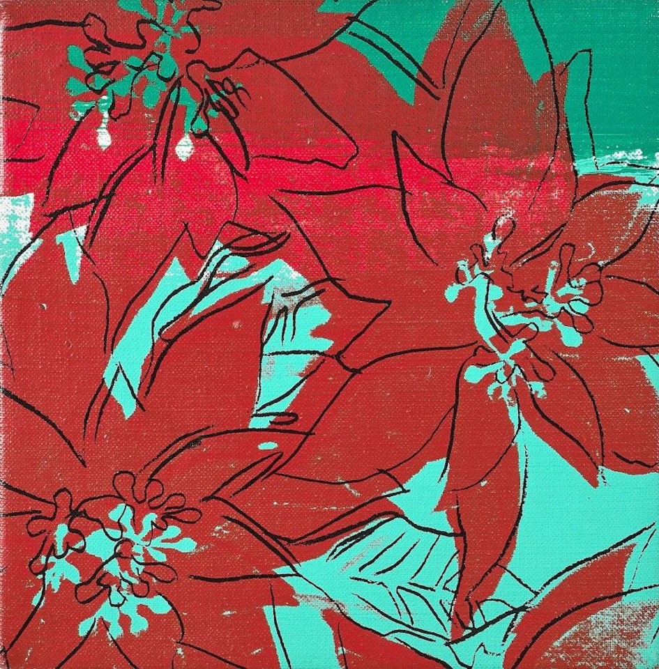 POINSETTIAS by Andy Warhol