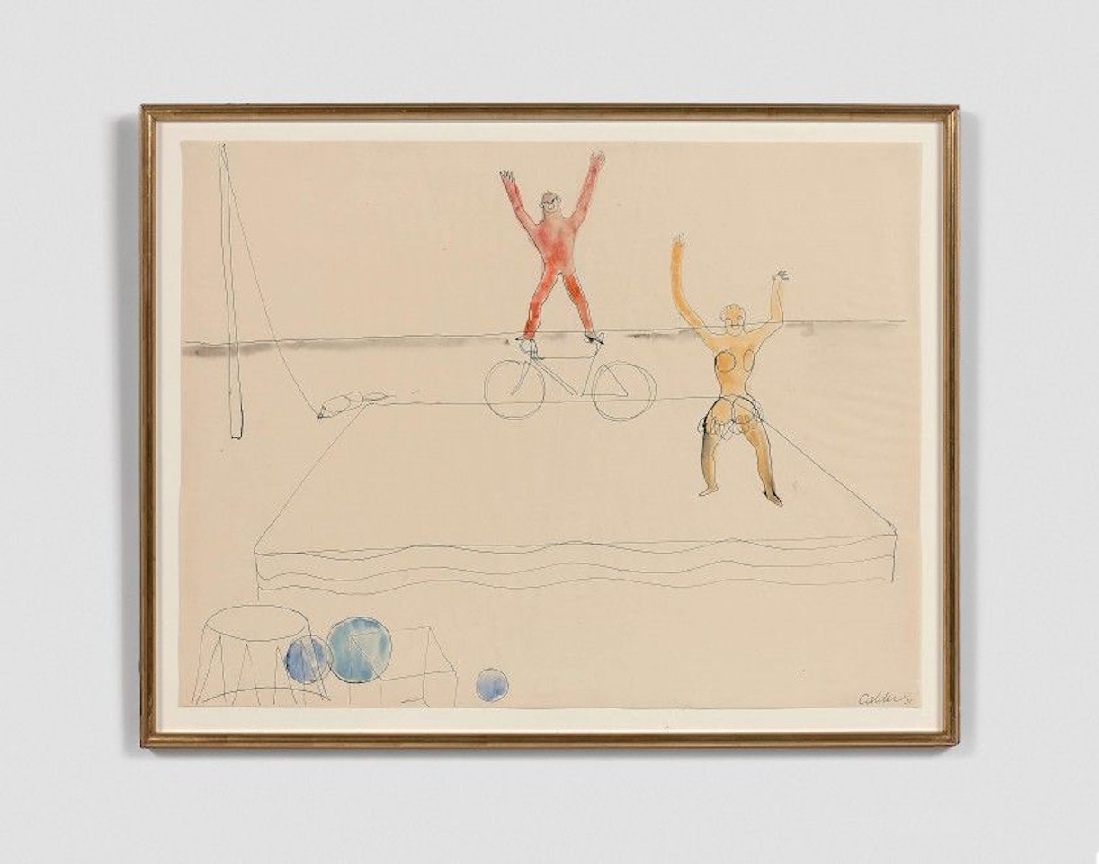 Circus, acrobats by Alexander Calder