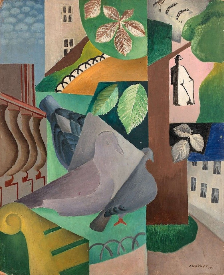 The pigeons by Leopold Survage