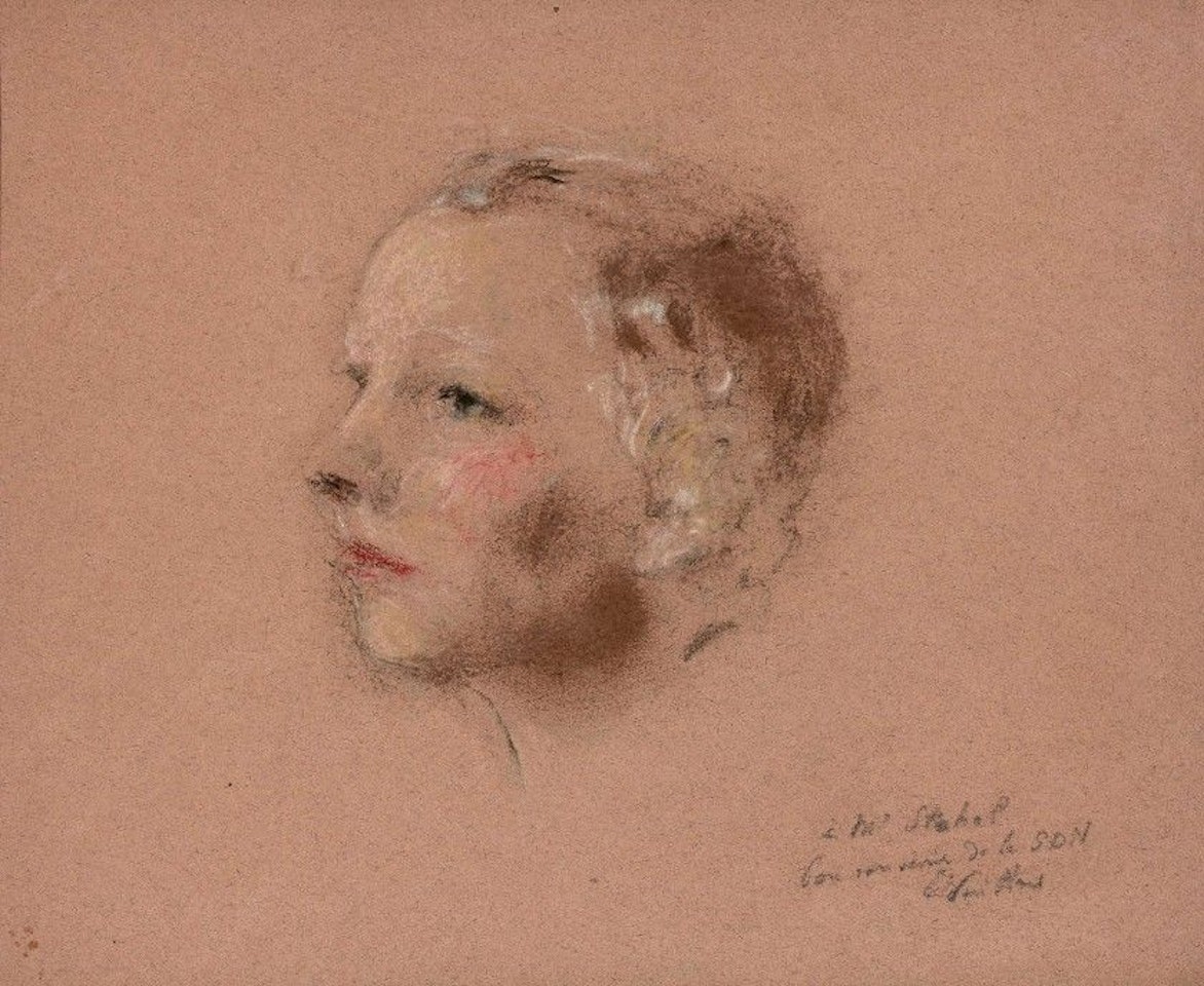 Woman's head by Édouard Vuillard
