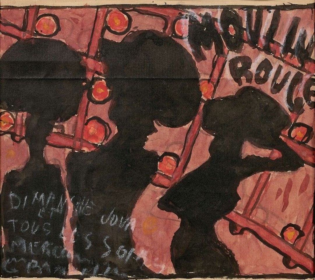 Study for a Moulin Rouge poster by Pierre Bonnard