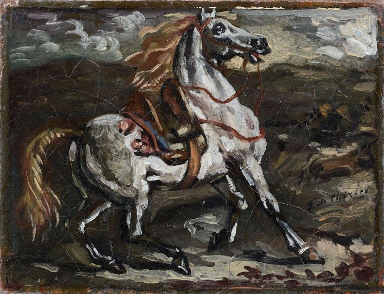 The white horse by Giorgio de Chirico