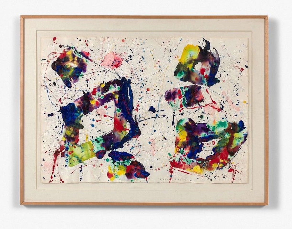 WITHOUT TITLE (SF80-450) by Sam Francis