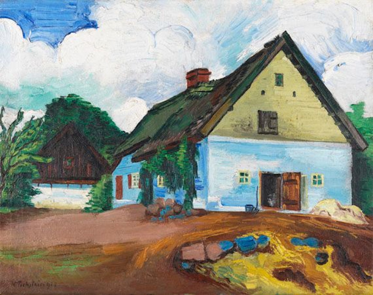 Weißes Haus by Max Pechstein